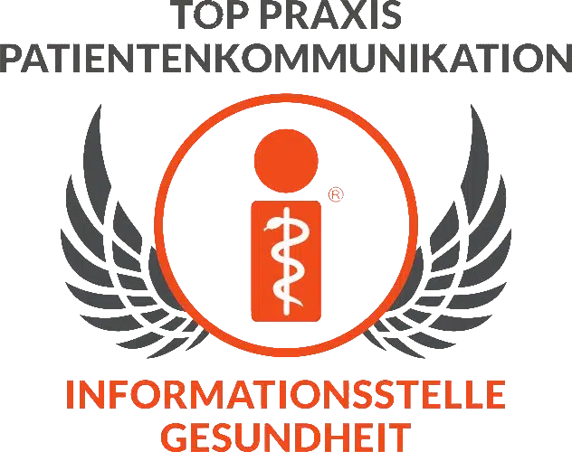 Siegel Top Praxis Patientenkommunikation